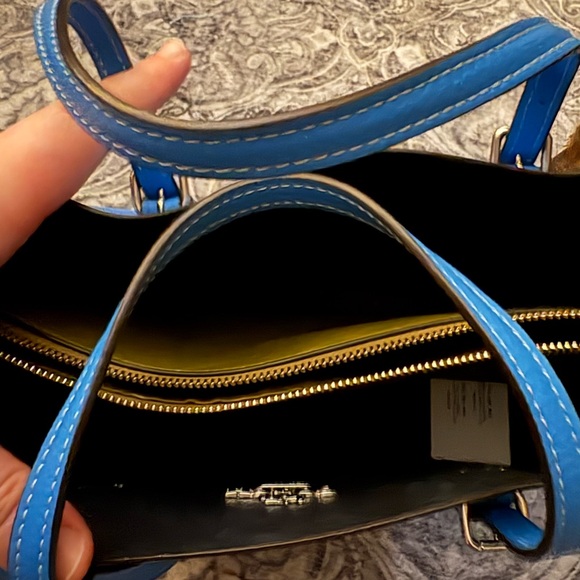 Coach Blue Leather Women's Bag in Electric Blue - Picture 3 of 5